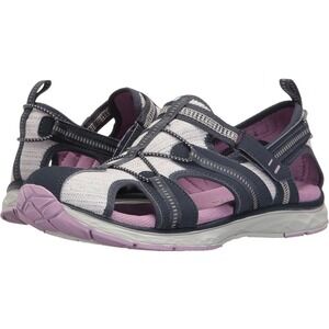 Dr. Scholl's Archie Sport Sandal Womens 7.5 Navy Purple Memory Foam Walking Shoe